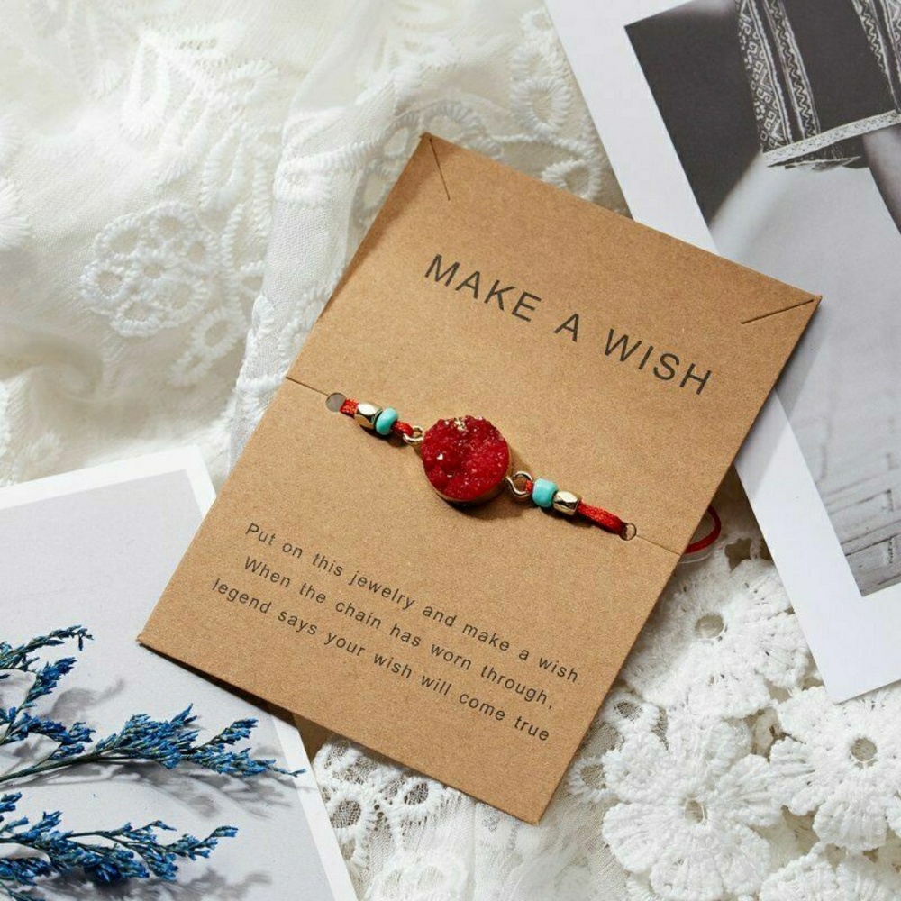 Red Wish Bracelet, Make A Wish Bracelet